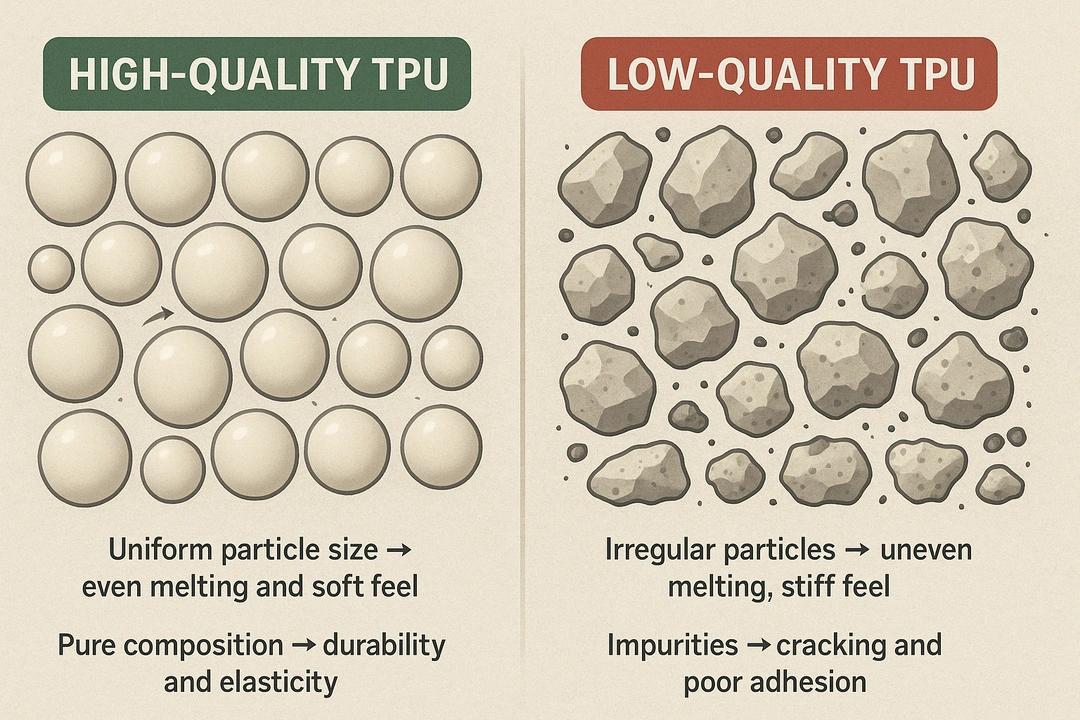 Uneven Particle Size Distribution