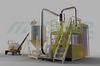 plastic crushing and grinding production line