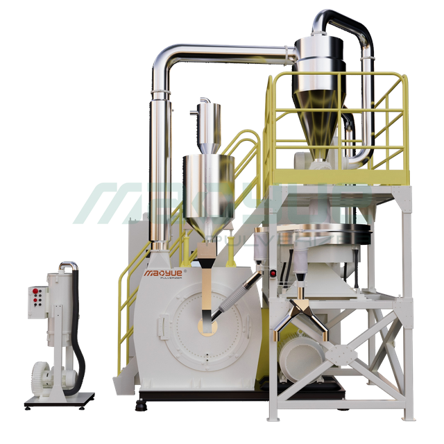 PE / PP Plastic Pulverizer Machine for HDPE & LDPE Powder Production