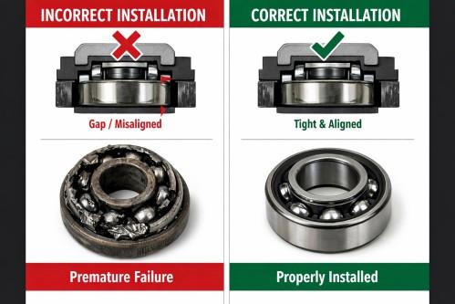Incorrect Bearing Installation
